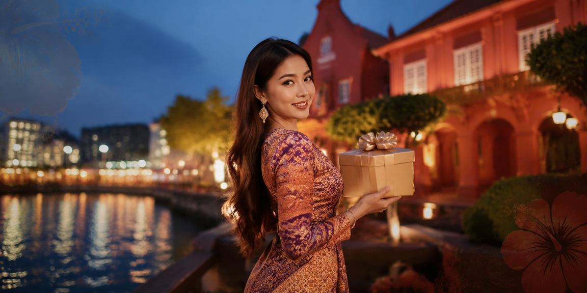 Suasana hiburan kasino gaya batik Melaka dengan permainan meja langsung
